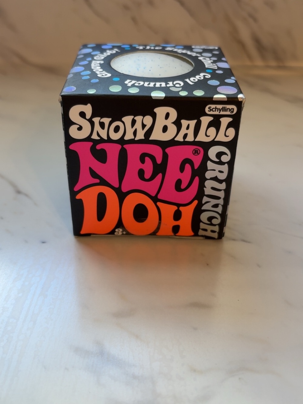 New Needoh SnowBall Crunch Stress Ball Super Rare